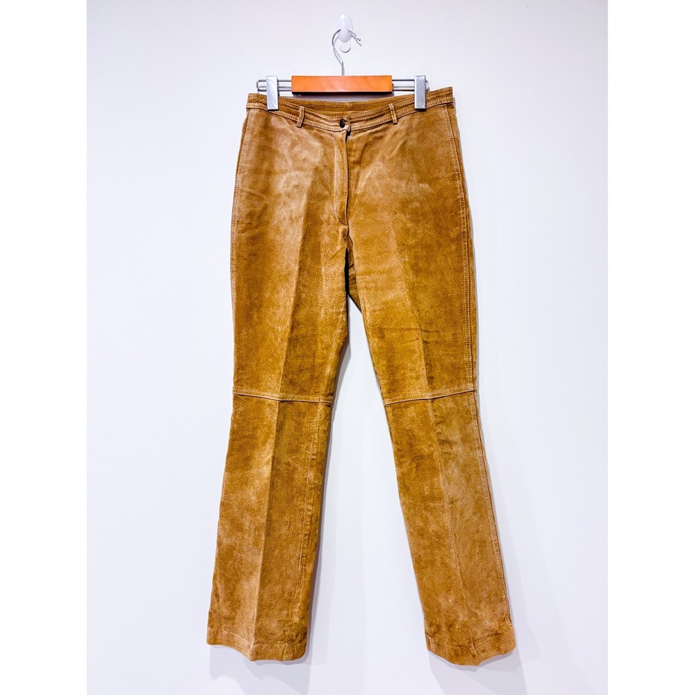 SAN FRANCISCO Beige suede pants | Genuine leather vintage | Size 9